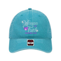 Woman Of Faith Bling Rhinestone Funny Christian Birthday Dyed Cap | Artistshot