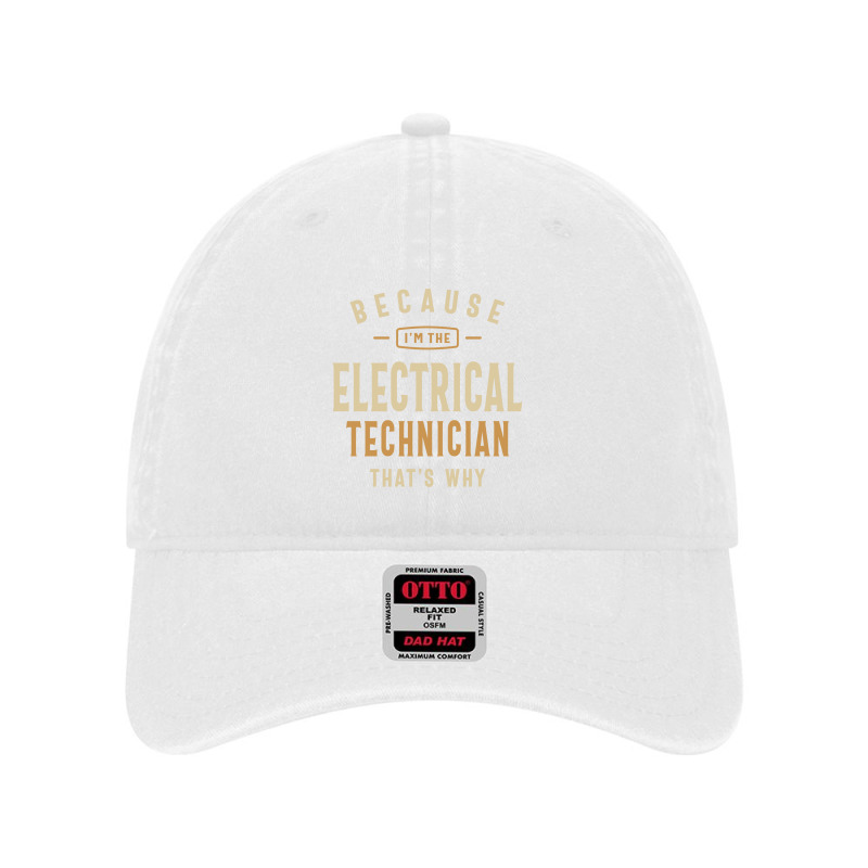 Electrical Technician Job Occupation Birthday Worker Dyed Cap by cidolopez | Artistshot