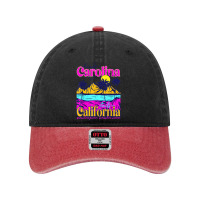 Heads Carolina Tail California Western Summer Beach Paradise Dyed Cap | Artistshot