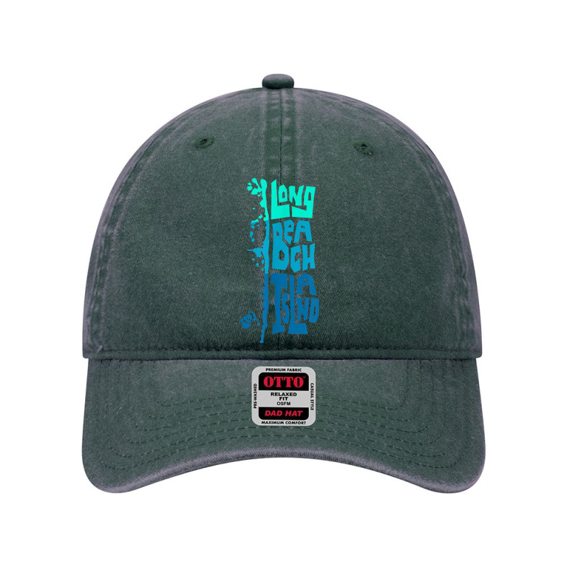 Lbi Long Beach Island New Jersey Shore Island Type Graphic Dyed Cap by FrancesTiffany | Artistshot