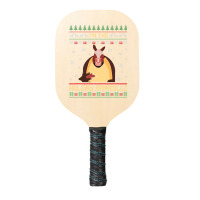 I M The Holiday Armadillo Funny Christmas Sweater Ugly Xmas Pickleball Paddle | Artistshot