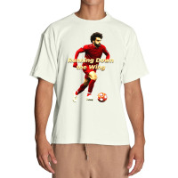 Mo Salah Running Down The Wing Classic Urban Heavy T-shirt | Artistshot