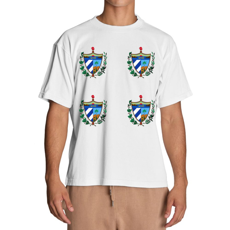 Coat Of Arms Of Cuba Multi Urban Heavy T-shirt | Artistshot