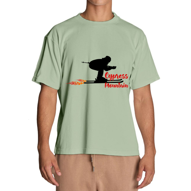 Cypress Mountain Cypress Mountain Canada Skiing Urban Heavy T-shirt by cm-arts | Artistshot