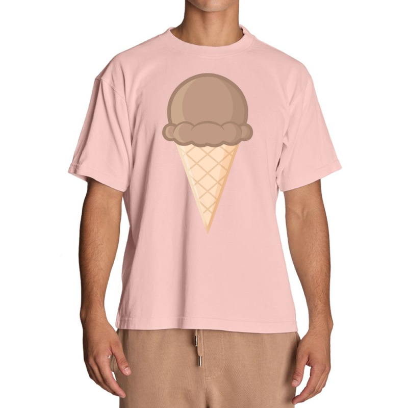 Chocolate Ice Cream Cone Urban Heavy T-shirt by JOEGARZA | Artistshot