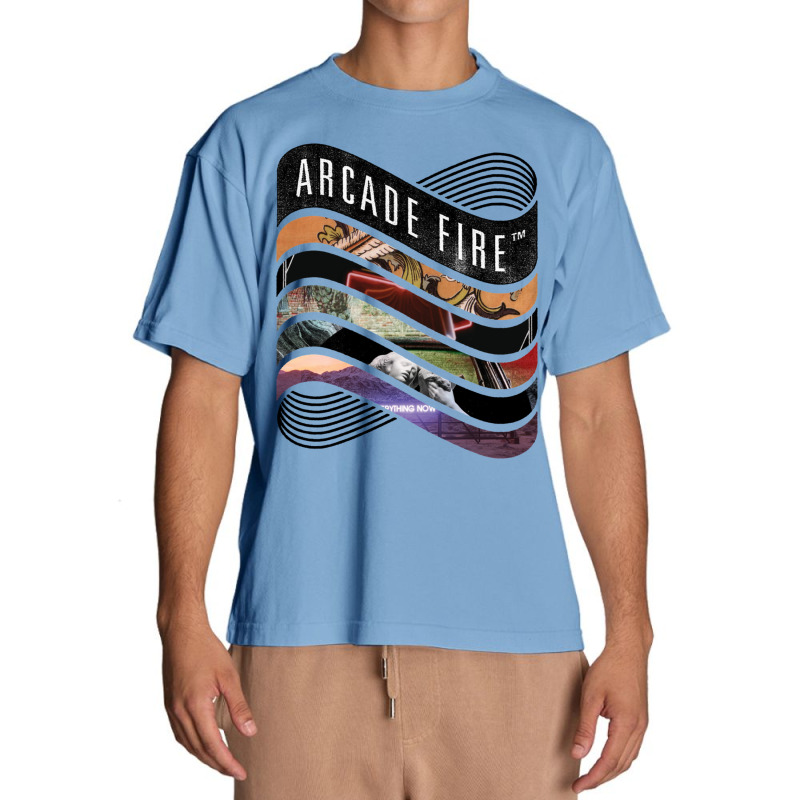 Arcade   Discography Urban Heavy T-shirt by cm-arts | Artistshot