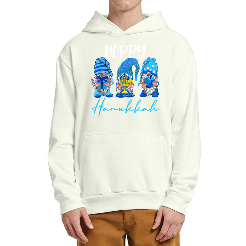 Happy Hanukkah Gnomes Menorah Dreidel Jewish Holiday T Shirt Urban Pullover Hoodie | Artistshot