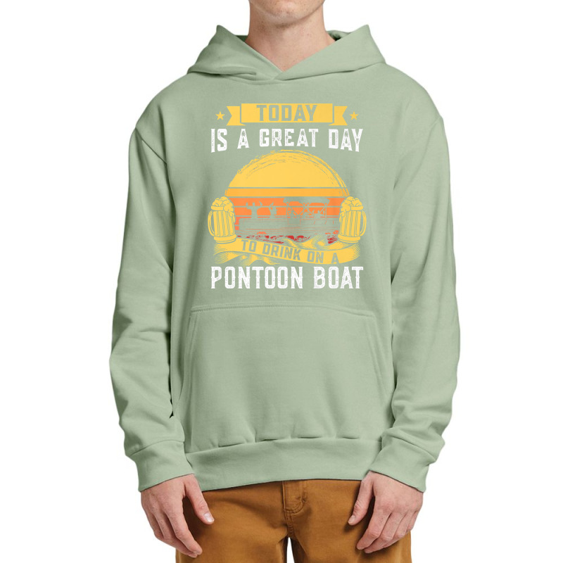 To Drink On A Pontoon Boat Pontoon Boat Captain Premium T Shirt Urban Pullover Hoodie | Artistshot