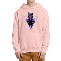 Black Panther Retro Urban Pullover Hoodie | Artistshot