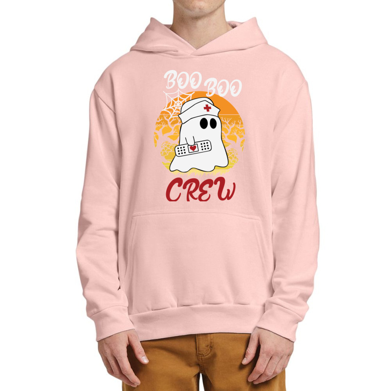 Halloween Nurse Boo Boo Crew With Bandage Urban Pullover Hoodie | Artistshot