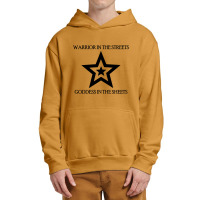 Warrior In The Streets, Goddess In The Sheets Urban Pullover Hoodie | Artistshot