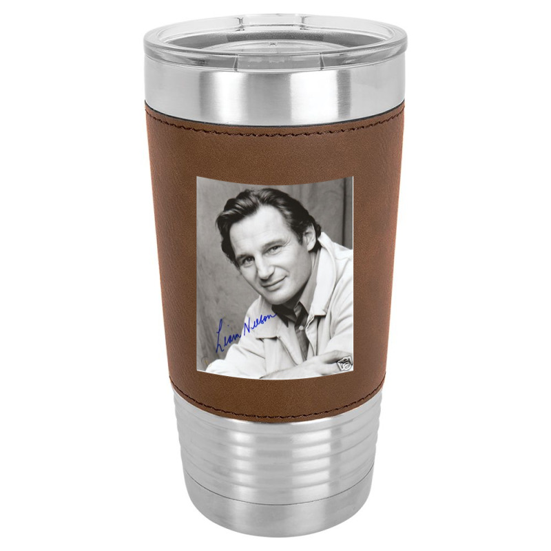 Gifts For Women Laura Linney Liam Neeson Cool Gifts Leatherette Tumbler | Artistshot