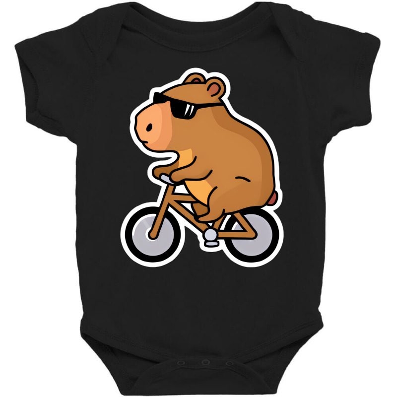 Mr Happy Capybara Baby Bodysuit | Artistshot