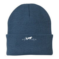 Funny Harness Horse Racing Gift For Men Women Cool Heartbeat Pullover Beanie | Artistshot