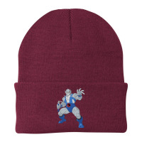 Thundercats Panthro Portrait Beanie | Artistshot