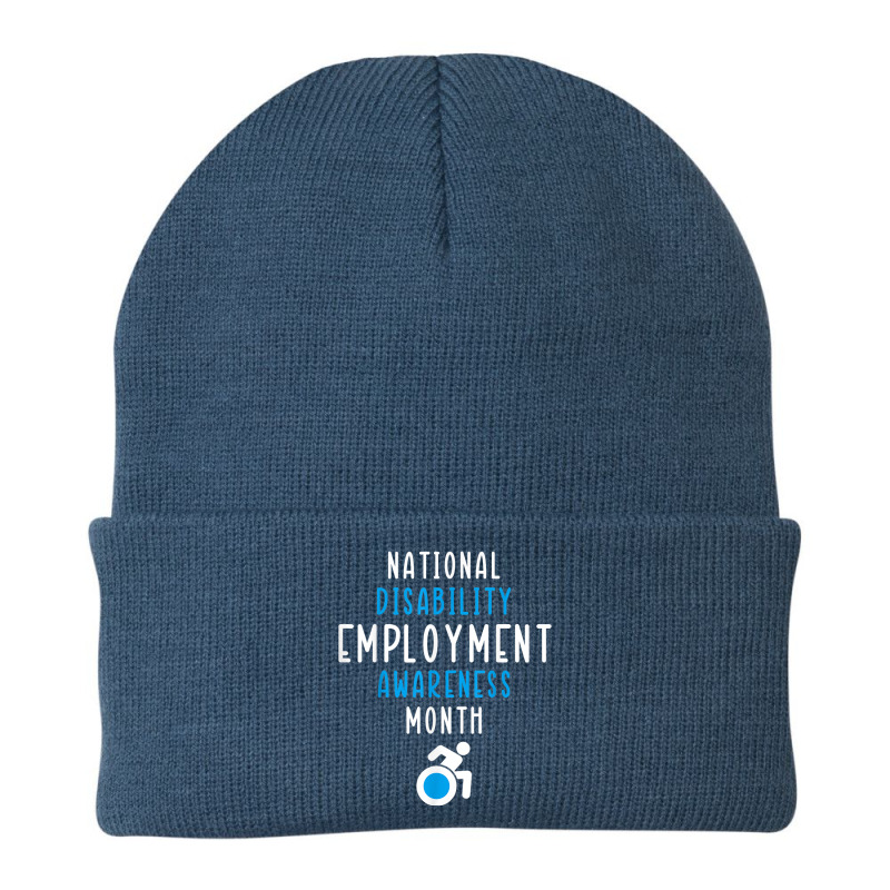 National Disability Employment Awareness Month Pride Support T Shirt Beanie by cm-arts | Artistshot