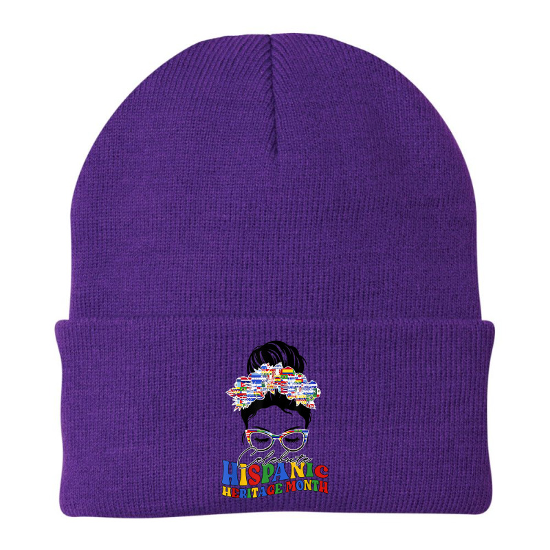 Celebrate National Hispanic Heritage Month Latina Women Beanie by Color | Artistshot