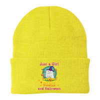 Just A Girl Who Loves Persian Cat And Halloween Witch Beanie | Artistshot