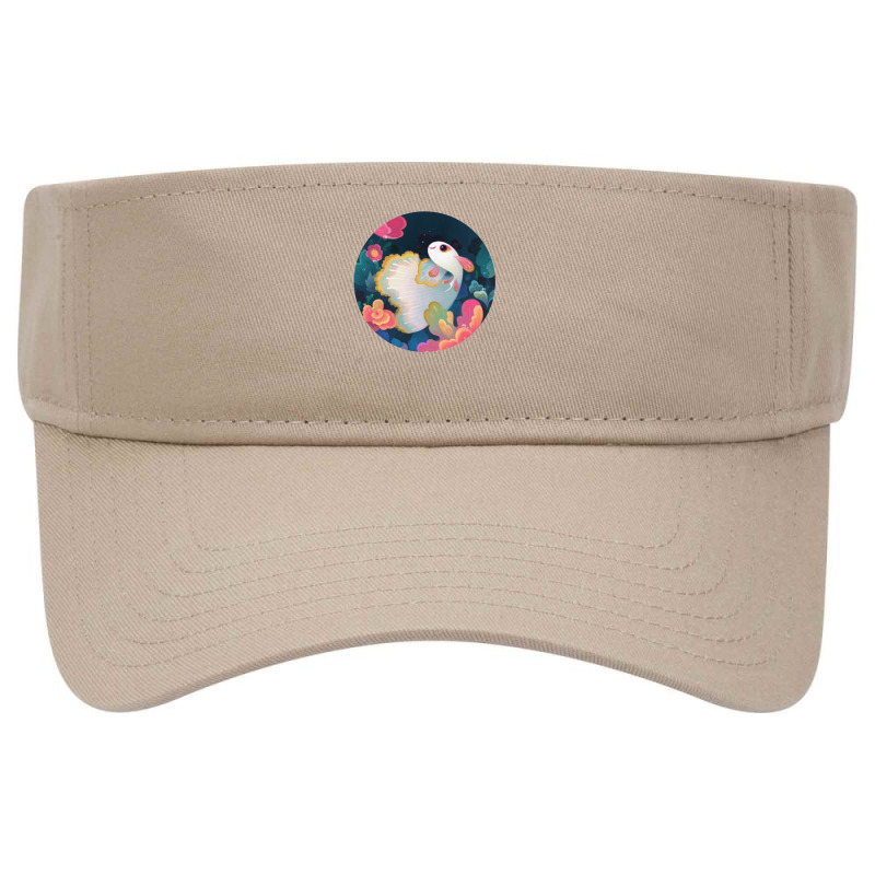 Flower Guppy Visor Hat | Artistshot