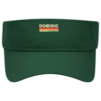 Dominic Gift Name Personalized Funny Retro Vintage Birthday Visor Hat | Artistshot