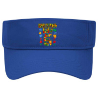 5th Birthday Master Builder 5 Years Old Block Building Boys Visor Hat | Artistshot