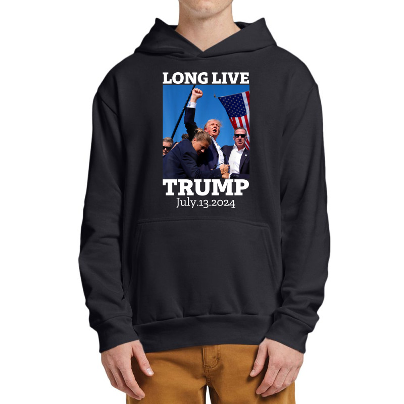 Long Live Trump July 13 2024 Urban Pullover Hoodie | Artistshot