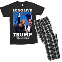 Long Live Trump July 13 2024 Men's T-shirt Pajama Set | Artistshot