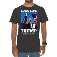 Long Live Trump July 13 2024 Vintage T-shirt | Artistshot