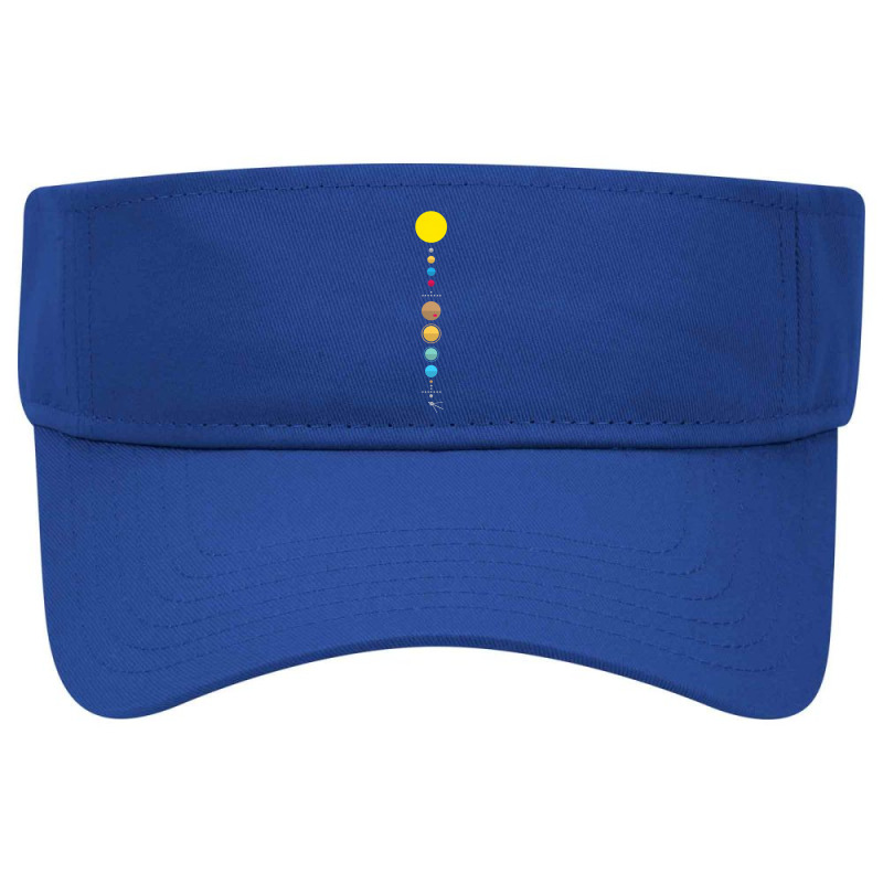 Minimalist Solar System - Astronomy Science Visor hat by KaydenLivingston | Artistshot