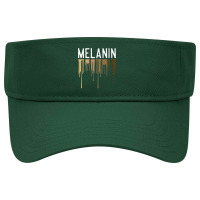 Womens Drippin Melanin Black History Melanin V Neck T Shirt Visor Hat | Artistshot