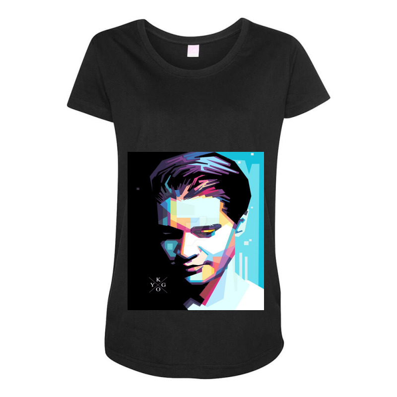 Custom Kygo Maternity Scoop Neck T 