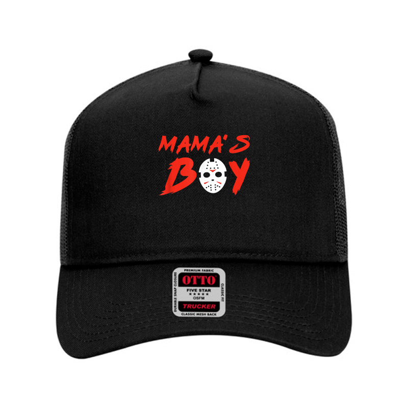 Mama’s Boy Funny Scary Horror Halloween Costume Party Gift T Shirt Mesh Back Trucker Hat | Artistshot