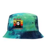 Chchch Meow Meow Horror Cat Bloody Knife Hilarious Halloween 147 Tie Dyed Bucket Hat | Artistshot