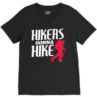 Hikers Gonna Hike Modern Distressed V-neck Tee | Artistshot