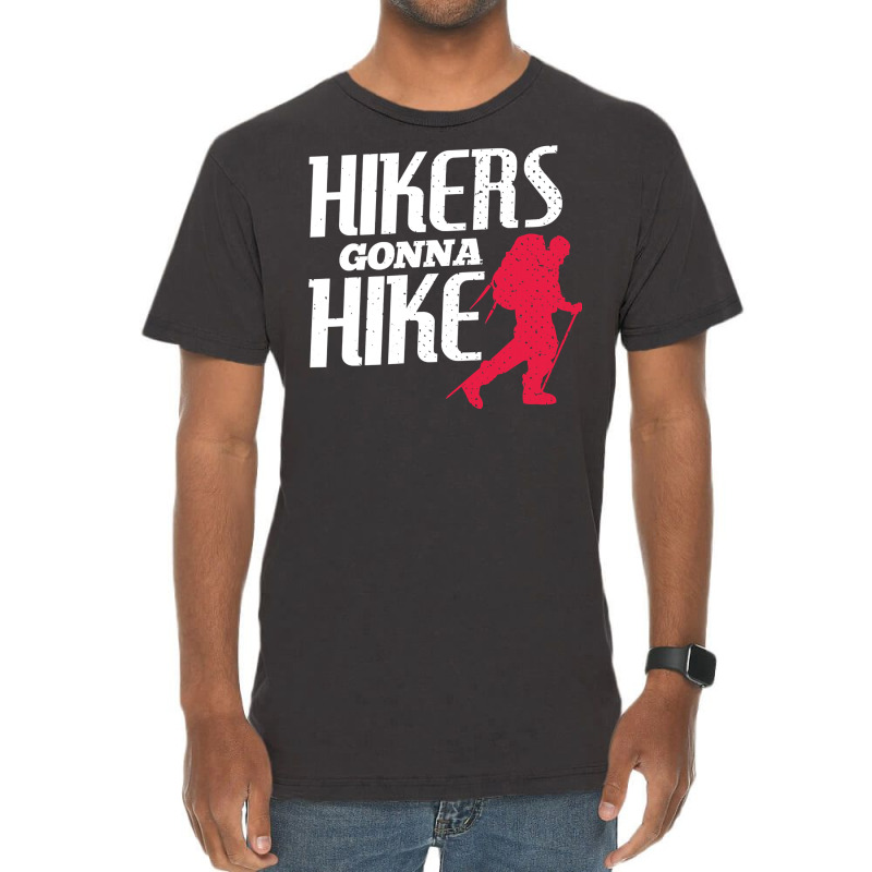 Hikers Gonna Hike Modern Distressed Vintage T-Shirt by ZulArt | Artistshot