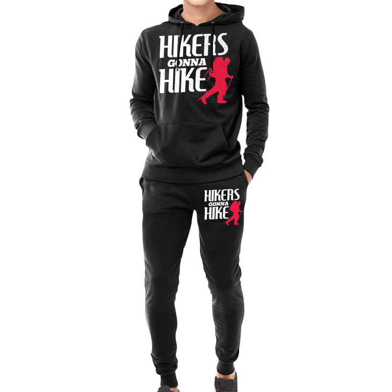 Hikers Gonna Hike Modern Distressed Hoodie & Jogger set by ZulArt | Artistshot