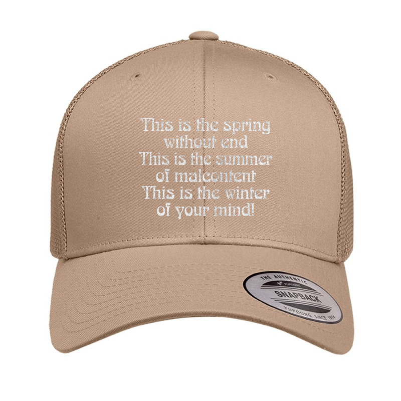 The Fall Retro Styled Typography Lyrics Design Retro Trucker Cap by wardiyatre | Artistshot