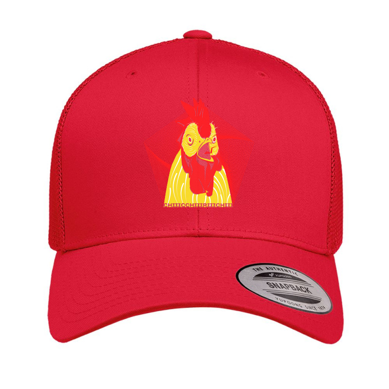 Chicken T  Shirt Screaming Rooster T  Shirt (3) Retro Trucker Cap by caseynitzsche899 | Artistshot