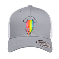 Cloud Overlay Rainbow Retro Trucker Cap | Artistshot