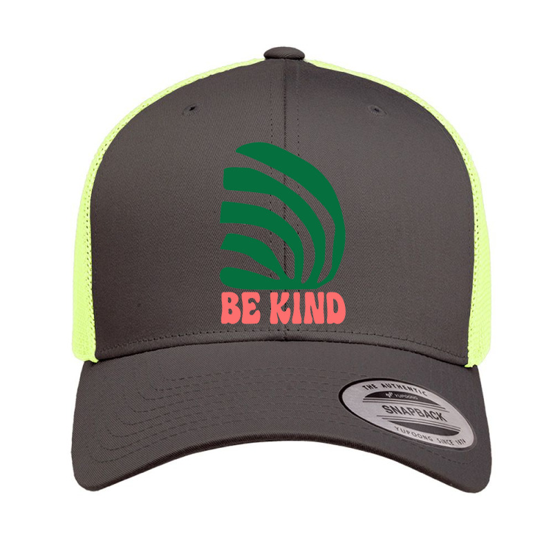 Be Kind Aesthetic Mindfulness Design Retro Trucker Cap | Artistshot