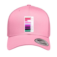 Elegant Pink White And Black Modern Geometric 17464414 Retro Trucker Cap | Artistshot