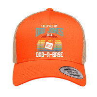 Funny Dad Jokes Database Pun Best Dad Humor Fathers Day T Shirt Retro Trucker Cap | Artistshot