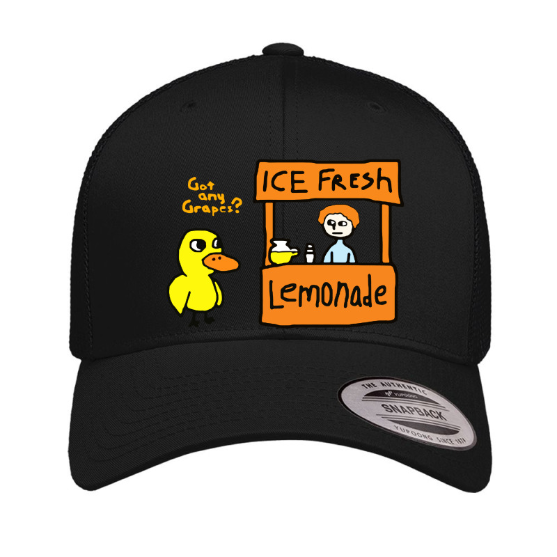 Duck At The Lemonade Stand Retro Trucker Cap by Zenith | Artistshot