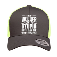 Cool Welding Art For Men Women Welder Iron Worker Pipeliner T Shirt Retro Trucker Cap | Artistshot