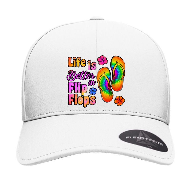 Life Is Better In Flip Flops Seamless Cap | Artistshot