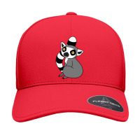 Ring Tailed Lemur Sitting Seamless Cap | Artistshot