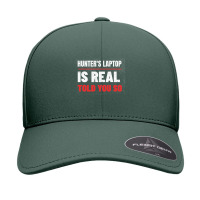 Hunter's Laptop Is Real, Anti Joe Biden Authentic Laptop Seamless Cap | Artistshot