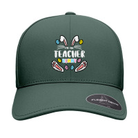 Im The Teacher Bunny Cute Easter Matching Family Rabbit T Shirt Seamless Cap | Artistshot