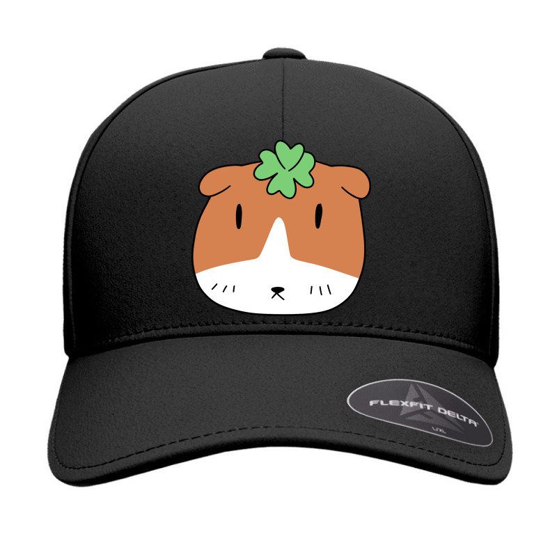 Lucky Guinea Pig Face Seamless Cap | Artistshot