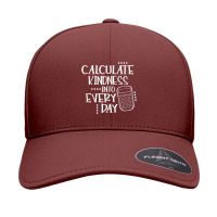 Calculate Kindness Into Everyday Proud Math Teacher Seamless Cap | Artistshot